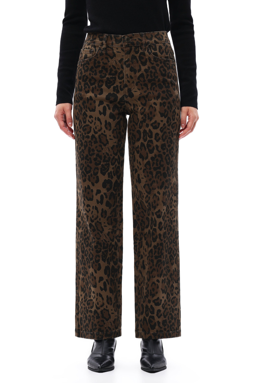 High Rise Relaxed Straight Pants